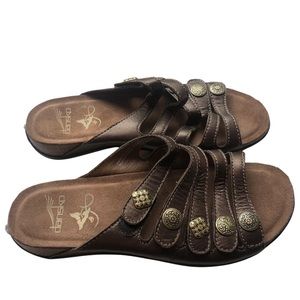 Dansko Strappy Sandals with Velcro Closure